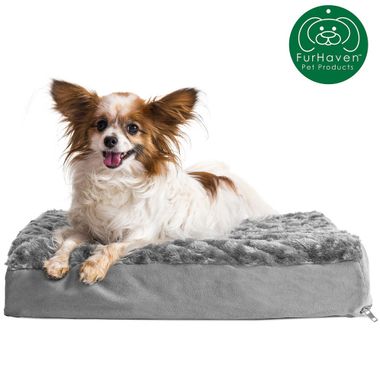 FURHAVEN-ULTRA-PLUSH-ORTHOPEDIC-BED-GRAY-MEDIUM