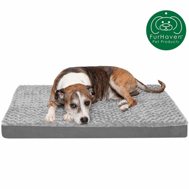 FURHAVEN-ULTRA-PLUSH-ORTHOPEDIC-BED-GRAY-SMALL