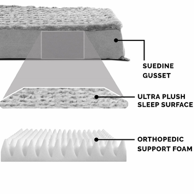 FURHAVEN-ULTRA-PLUSH-ORTHOPEDIC-BED-GRAY-SMALL