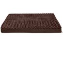 FurHaven Ultra Plush Deluxe Pillow Pet Bed - Chocolate (Medium)
