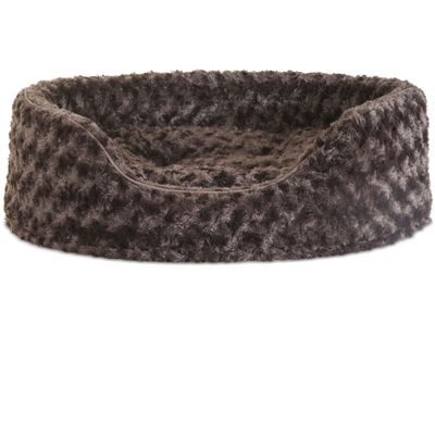 FURHAVEN-ULTRA-PLUSH-OVAL-PETBD-CHOCOLATE-LG