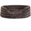 FurHaven Ultra Plush Oval Pet Bed - Chocolate (Medium)