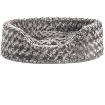 FURHAVEN-ULTRA-PLUSH-OVAL-PETBD-GRAY-JUMBO