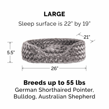 FURHAVEN-ULTRA-PLUSH-OVAL-PETBD-GRAY-LG