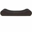 Furhaven Ultra Plush & Suede Luxe Lounger Memory Top Pet Bed - Chocolate  (Giant)