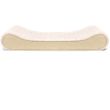 Furhaven Ultra Plush & Suede Luxe Lounger Memory Top Pet Bed - Cream (Giant)