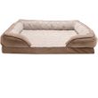 FurHaven Velvet Waves Perfect Comfort Full Support Sofa Bed - Brownstone (Jumbo)