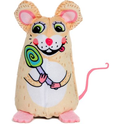 FUZZU Sweet Baby Mice Lolli Mouse with Organic Catnip Cat Toy