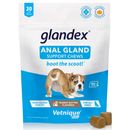 Glandex Anal Gland Support for Dogs, Peanut Butter Flavor, 30 Soft Chews