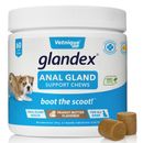 Glandex Anal Gland Support for Dogs, Peanut Butter Flavor, 60 Soft Chews