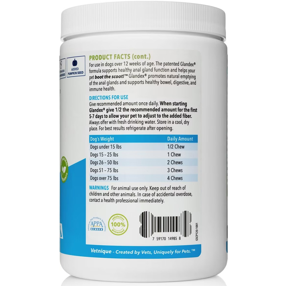 GLANDEX-ANAL-GLAND-SUPPRT-DOGS-PRKLIVR-120-CHEWS