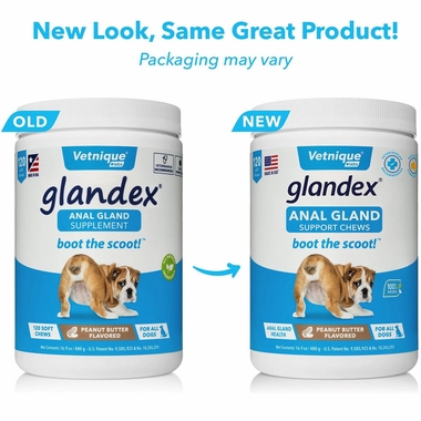 Save 15% On Glandex Peanut Butter Soft Chews for Dogs (120 count