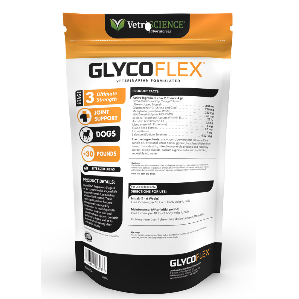 GLYCO-FLEX-III-CANINE-MINI-BITE-SIZED-CHEWS-60-COUNT