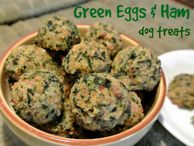 Green Eggs & Ham Recipe for Dogs