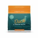GREEN JUJU DOG CAT EXTRAS DUCK SARDINE FD 14OZ