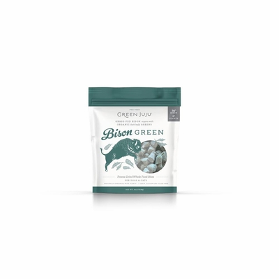 GREEN-JUJU-DOG-WHOLE-FOOD-BITES-BISON-GREEN-FD-6OZ