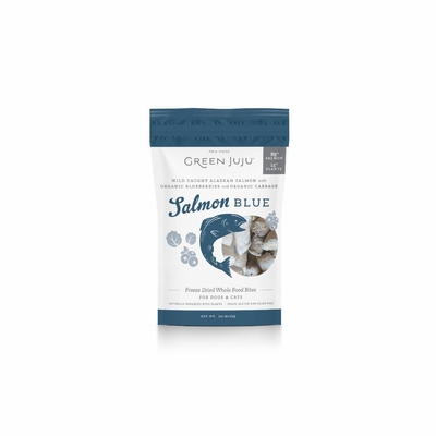 GREEN-JUJU-DOG-WHOLE-FOOD-BITES-SALMON-BLUE-FD-3OZ
