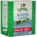 Greenies Aging Care Dental Chews Dog Treats - Regular 27oz (27 Bones)
