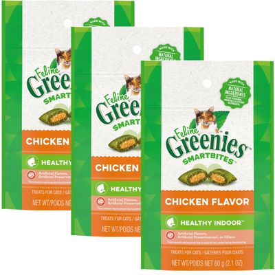 FELINE-GREENIES-SMARTBITES-HAIRBALL-CONTROL-CHICKEN-6-OZ