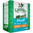 Greenies Fresh Flavor Dental Chews Dog Treats - Petite 27oz (45 Bones)