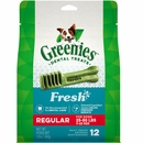 Greenies Fresh Flavor Dental Chews Dog Treats - Regular 12oz (12 Bones)