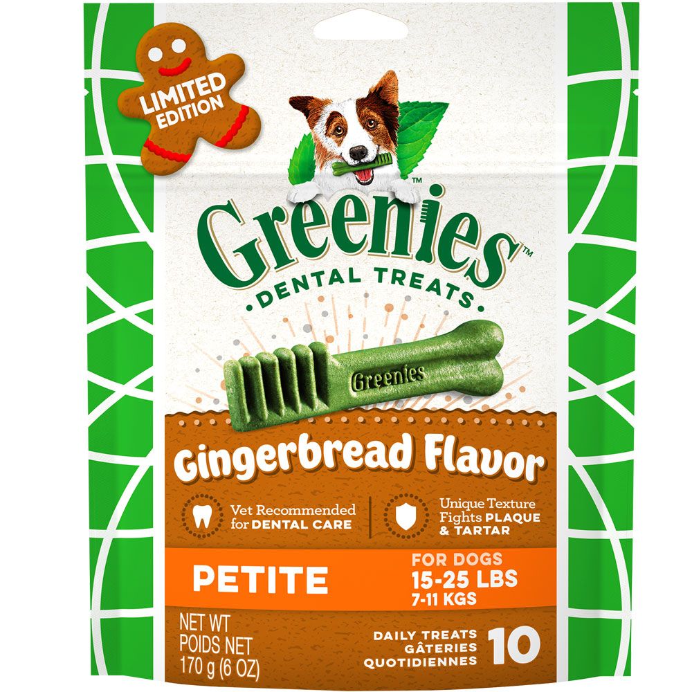 GREENIES-GINGERBREAD-FLAVOR-PETITE-6OZ-10-BONES
