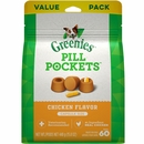 Greenies Pill Pockets Capsule Dog Treats - Chicken Flavor Value Pack 15.8 oz (60 count)