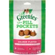 Feline Greenies Pill Pockets Cats Treats - Salmon Falvor 1.6 oz (45 count)
