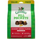 Greenies Pill Pockets Capsule Dog Treats - Hickory Smoke Flavor 15.8 oz (60 count)