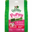 Greenies Puppy 6+ Months Dental Chew Dog Treats - Regular 12oz (12 Bones)