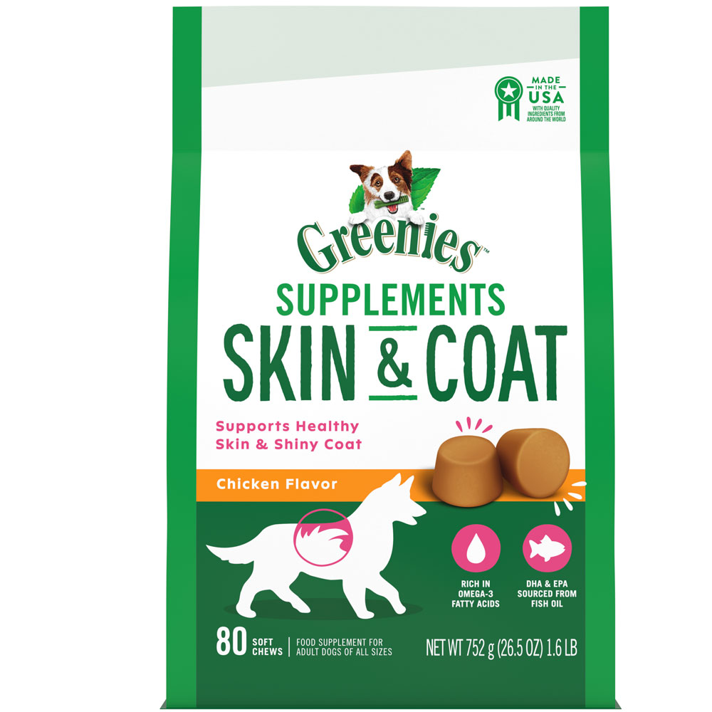 Greenies Supplements Skin & Coat for Dogs