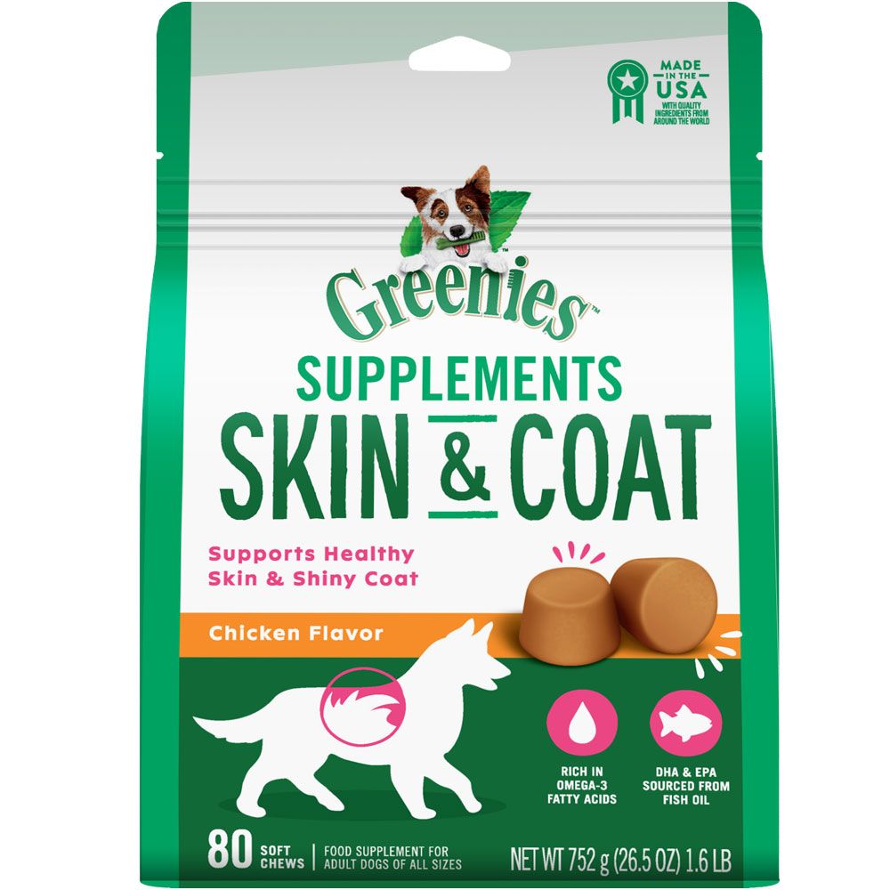 GREENIES-SUPPLEMENTS-SKINCOAT-DOGS-80CHEWS