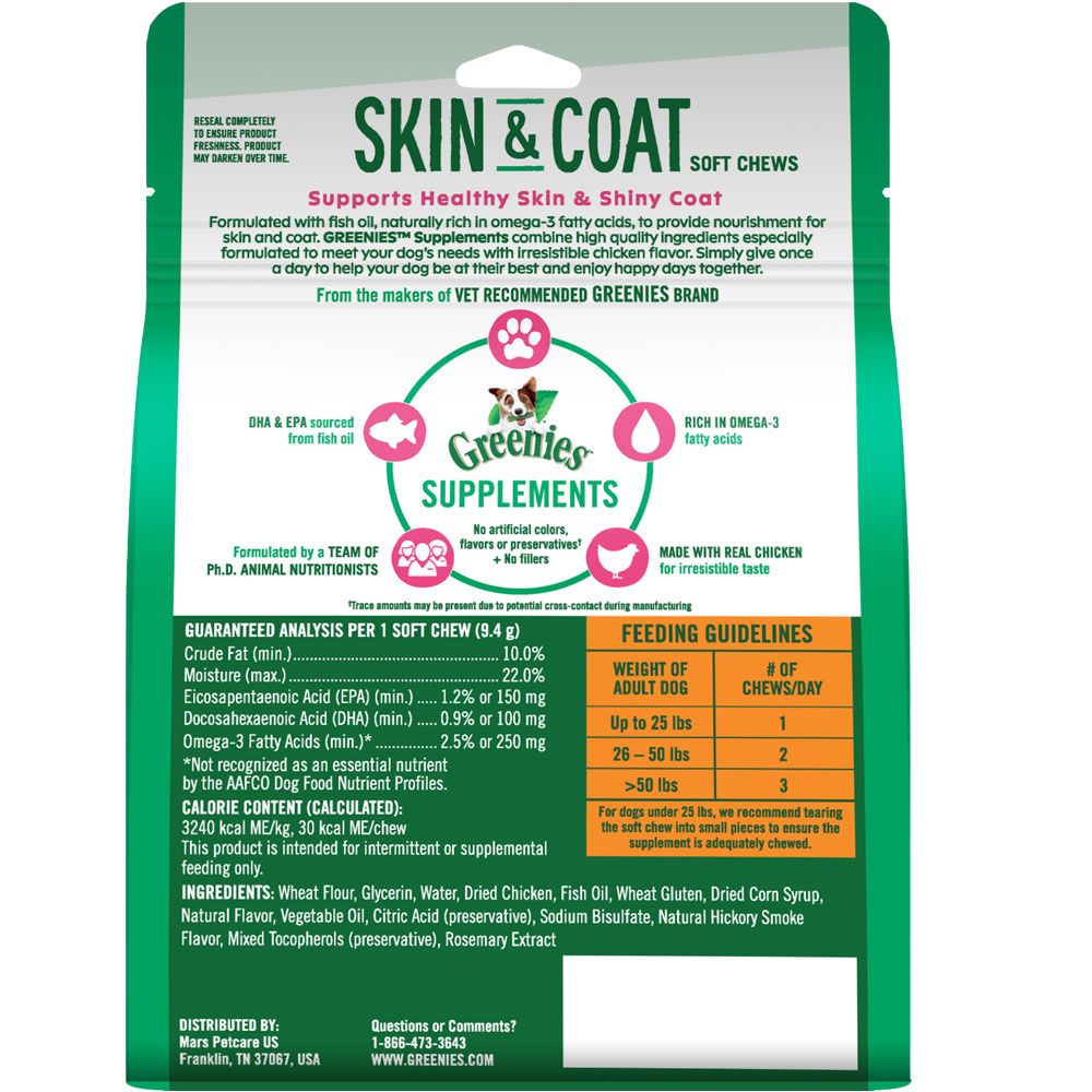 GREENIES-SUPPLEMENTS-SKINCOAT-DOGS-80CHEWS