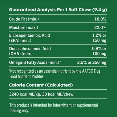 GREENIES-SUPPLEMENTS-SKINCOAT-DOGS-80CHEWS