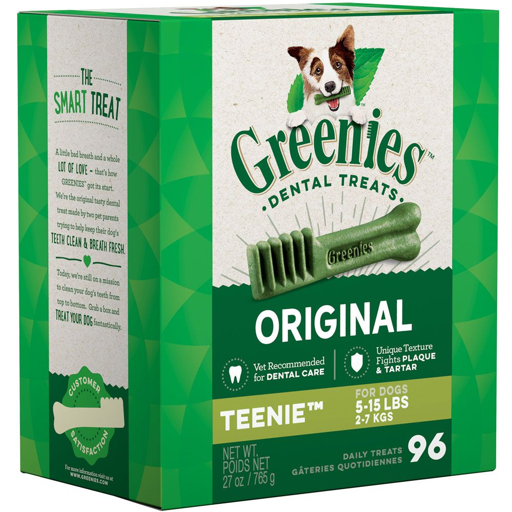 GREENIESCANISTERTEENIE96BONES