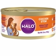 Halo Chicken Stew Recipe Grain-Free Adult Canned Cat Food, 5.5-oz, case of 12