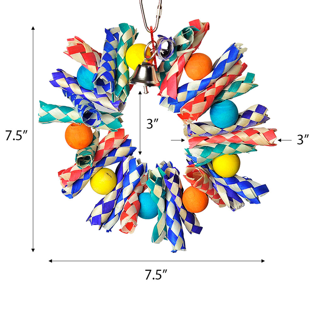 HAPPY-BEAKS-TOY-FIESTA-WREATH-SMALL