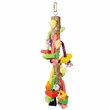 Happy Beaks Toy - Real Wood with Hanging Blocks on Rope