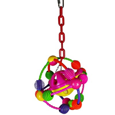HAPPY-BEAKS-TOY-SPACE-BALL-ON-A-CHAIN