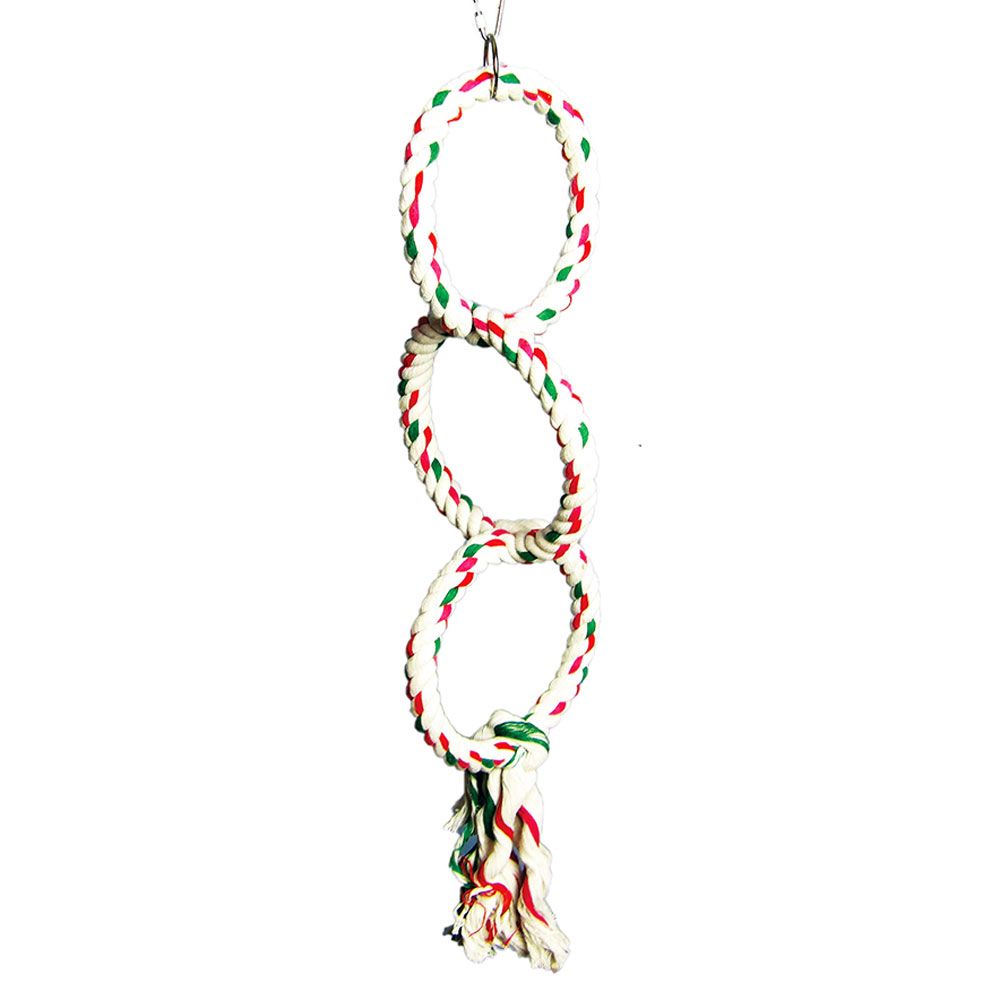 HAPPY-BEAKS-TOY-TRIPLE-RING-ROPE-SWING