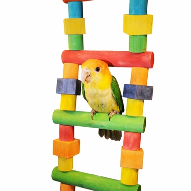 HAPPY-BEAKS-TOY-WOOD-BLOCK-LADDER-SMALL