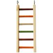 Happy Beaks Toy - Wooden Hanging Ladder - 1/2" Diameter (14"x5.25")
