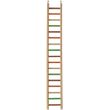 Happy Beaks Toy - Wooden Hanging Ladder - 1/2" Diameter (38"x5.25")