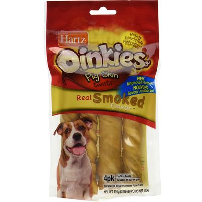 HARTZ-OINKIES-PIG-SKIN-TWISTS-5-INCH-4-PACK