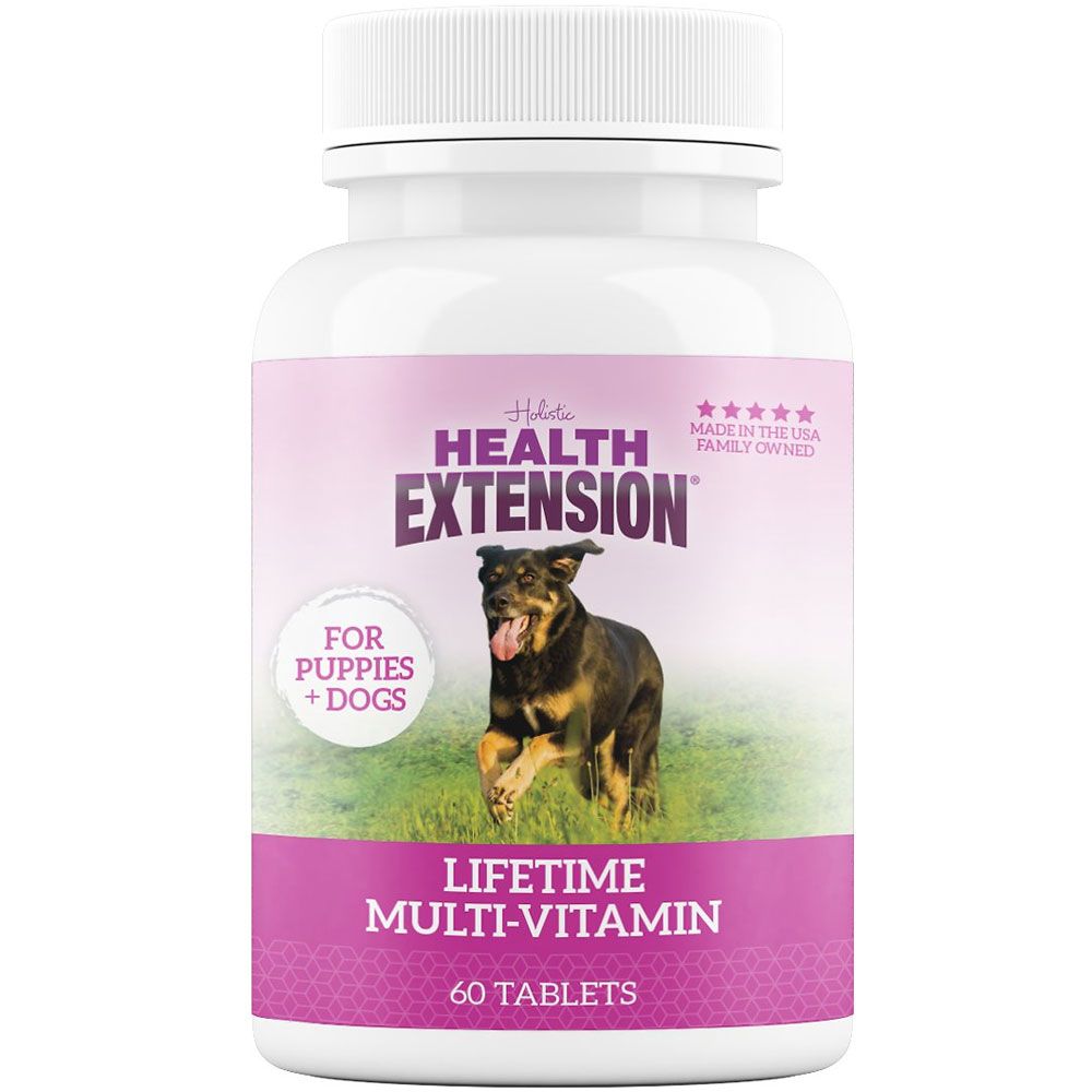 Health Extension Lifetime Vitamins Chewable Dog Tablets, 60 count On Sale EntirelyPets