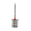 Hex Bird Toy Feeder - Platinum (14"x5")