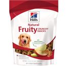 Hill's Natural Fruity Crunchy Snacks with Apple & Oatmeal Dog Treats, 8-oz. Bag