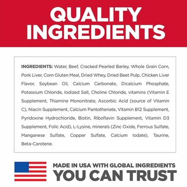 HILLS-SCIENCE-DIET-ADLT-7-BEEF-BARLEY-CAN-DOG-FD-13OZX12