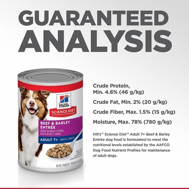 HILLS-SCIENCE-DIET-ADLT-7-BEEF-BARLEY-CAN-DOG-FD-13OZX12