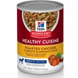 Hill's Science Diet Adult 7+ Healthy Cuisine Roasted Chicken, Carrots & Spinach Stew Canned Dog Food, 12.5-oz, case of 12